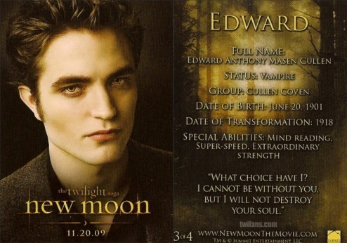 *NEW* New Moon Trading Cards!