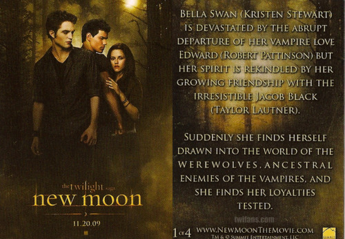 *NEW* New Moon Trading Cards!