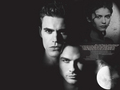 the-vampire-diaries-tv-show - Damon/Katherine/Stefan wallpaper
