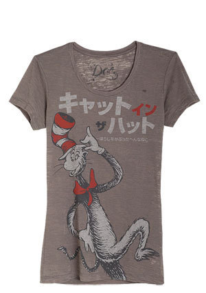  Japanese Cat In The Hat Tee