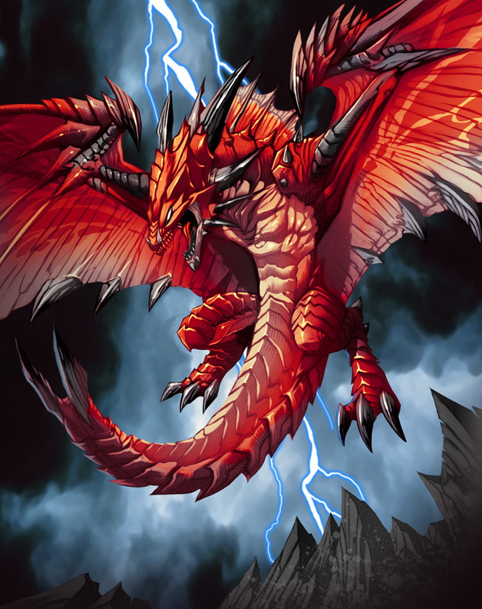 wallpaper red dragon. Red dragon