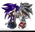 Shadow,Knux,tails,Super Sonic,Boltsryke vs weresonic - shadow-the-hedgehog photo
