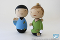 Star Trek Spock and Captain Kirk Lil Fatty Doll - star-trek-the-next-generation fan art