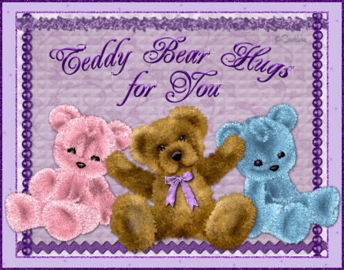  Teddy ours Hugs for Sylvie