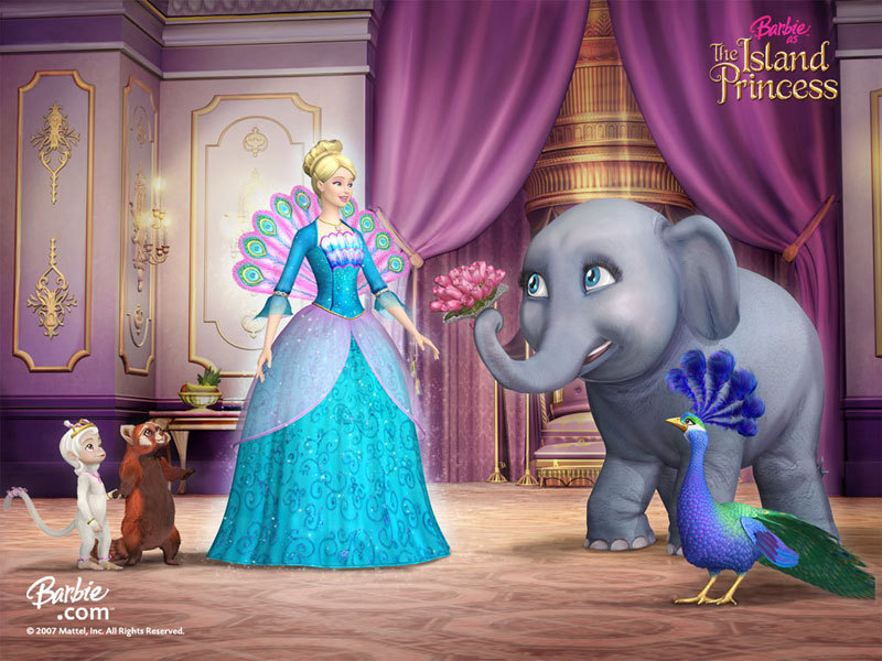 barbie movie with elephant