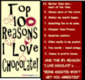 Top 10 reasons to love chocolate - keep-smiling fan art