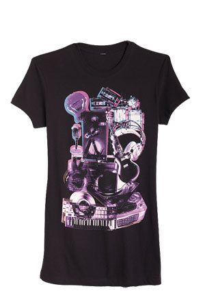  X-Ray musique Tee