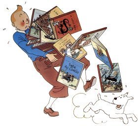  book loving Tintin