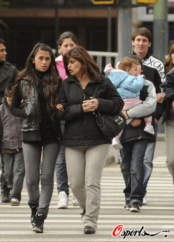 Leo Messi Antonella and their families