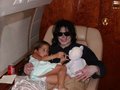 Mike In Plane - michael-jackson photo