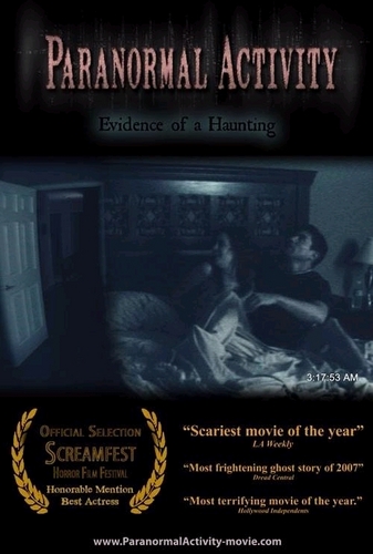  most scariest movie of the year,scariest gost story since 2007:Paranormal Activity
