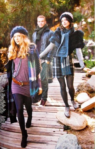 Ashley Greene, Kellan Lutz and Rachelle Lefevre in November Self Magazine Issue