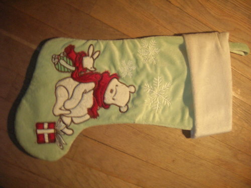 My 2009 Piglet and Pooh Bear Stocking