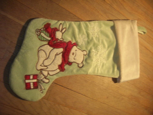 My 2009 Piglet and Pooh Bear Stocking