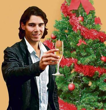  Rafa Nadal and क्रिस्मस