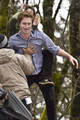 Robert & Kristen on Twilight set Funny :)))) - twilight-series photo