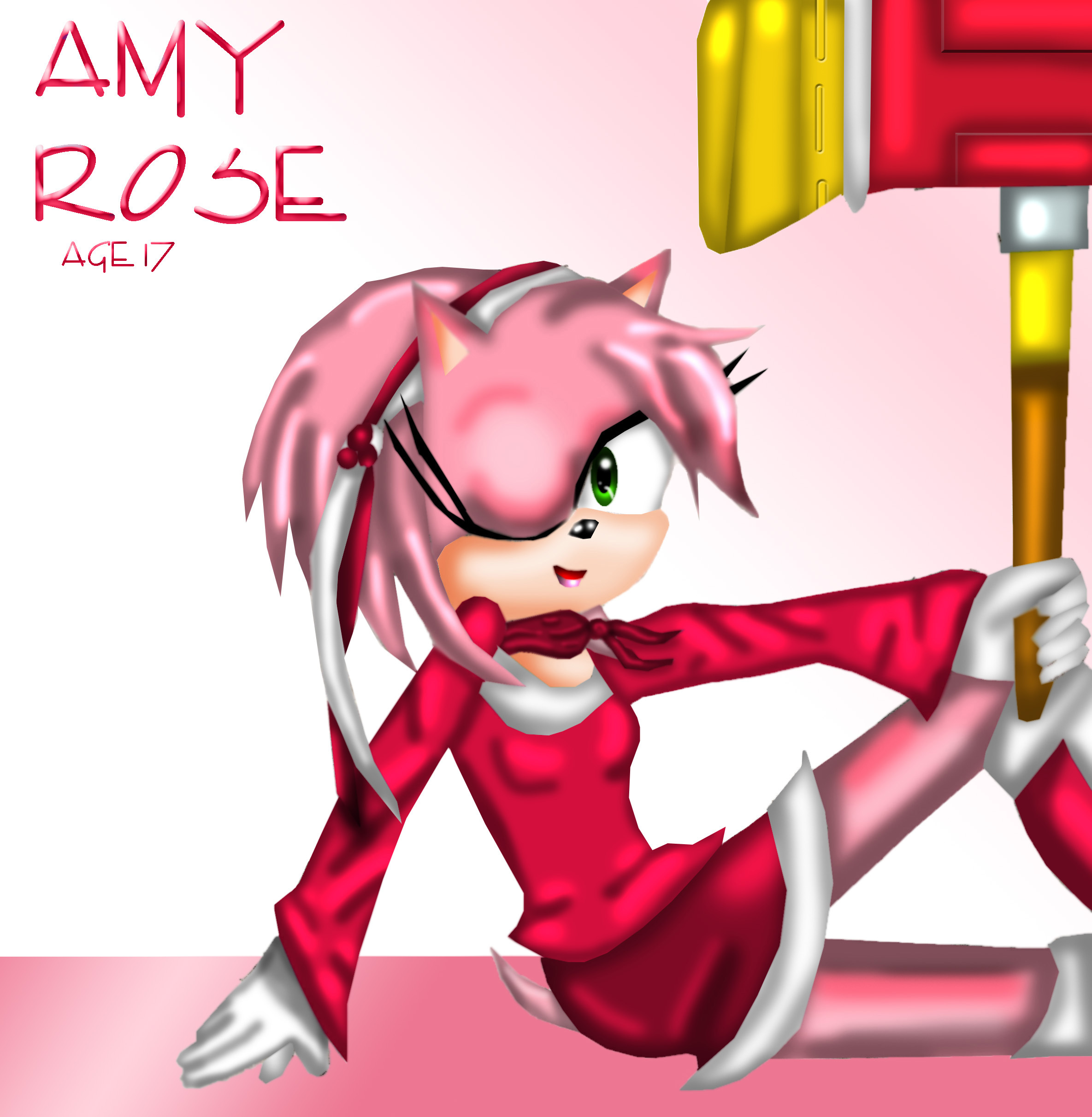 Fan Art of Amy Rose: Age 17 for fans of Amy Rose. 
