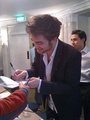 First Picture of Robert Pattinson at Press Conference - London  - twilight-series photo
