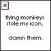 Flying monkeys - wicked icon