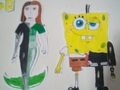 Half & half - spongebob-squarepants fan art