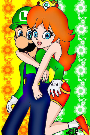 mario and luigi and peach and daisy. Luigi and Daisy
