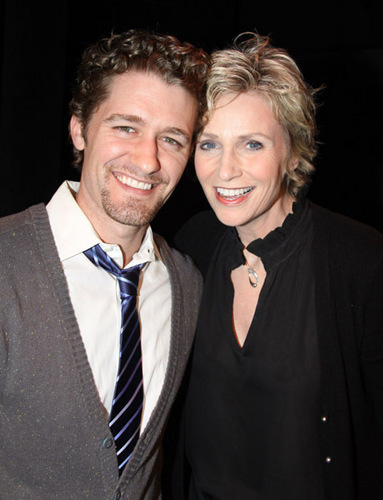 Matt and Jane at Broadway show "LOVE, LOSS AND WHAT I WORE"