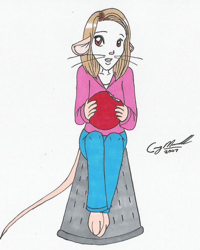  Natalie Portman as a ratón