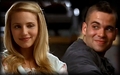 Puck and Quinn look at each other <3 - glee photo