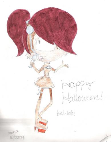  Sally's Хэллоуин costume