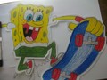Skater Sponge - spongebob-squarepants fan art