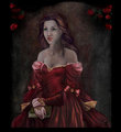 noble lady in red - disney-princess fan art