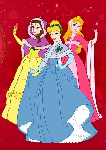  princesses in क्रिस्मस