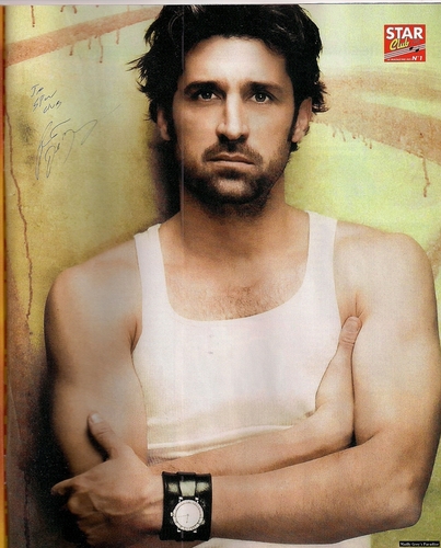 A Signed Patrick Dempsey Poster