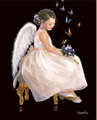 Angel With Butterflies - angels fan art