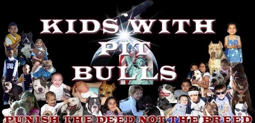  Punish the deed not the breed..... pittbulls