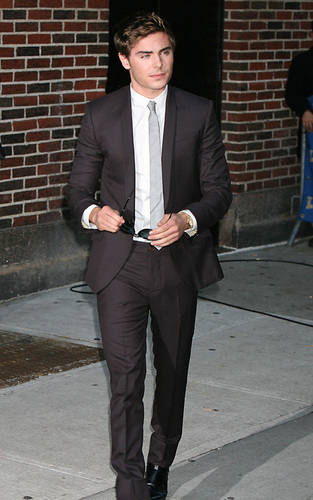  Zac at "Late mostra with David Letterman"