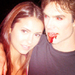damon & elena - the-vampire-diaries icon