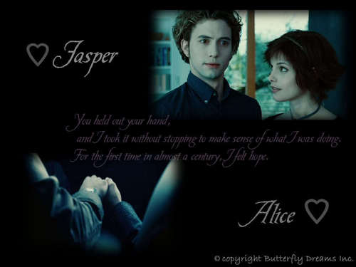  Alice&Jasper wallpaper <3