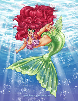  Ariel in animê :D