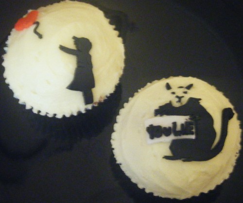 Banksy  Cupcakes 