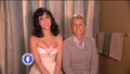 katy-perry - Katy Perry Joins Ellen Degeneres in Bathroom Concert Series screencap