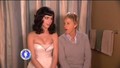 katy-perry - Katy Perry Joins Ellen Degeneres in Bathroom Concert Series screencap