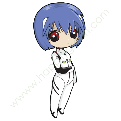  Rei Ayanami Чиби