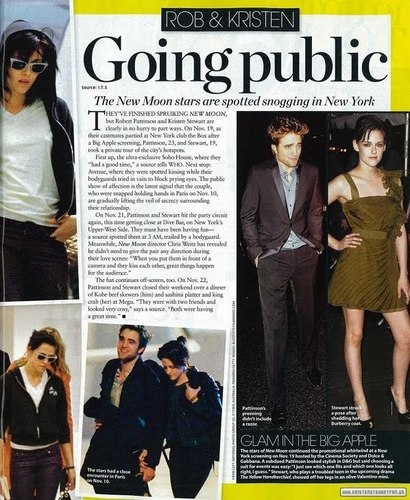 Robert Pattinson and Kristen Stewart in "Who" Magazine