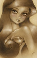 Sepia Ariel :D - ariel fan art