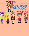 me and some of my friends (i drew it on paint) - total-drama-island photo