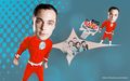 sheldon-cooper - shelly~The flash is coming wallpaper