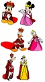 3 Royal Disney Pairs - disney fan art