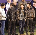 At the Giants/Cowboys Game in NY with their band. 6.12.09 - the-jonas-brothers photo