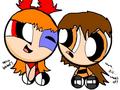 Blake (left) Blazey (right) brother and sister. (Blossom's and Brick's kids) - powerpuff-girls photo